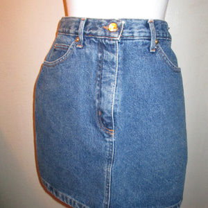 Vintage Italian Denim Skirt CCC C'est Comme Ca